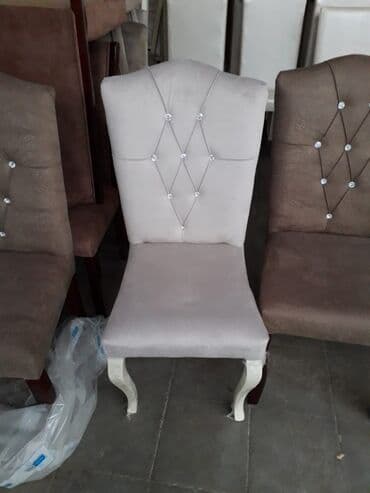 стулья мягкие для дома: Для кухни, Новый, Нескладной, цвет - Бежевый Стул — 10