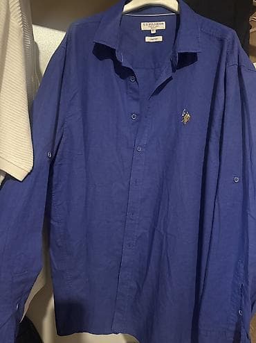 Мужская рубашка, U.S. Polo Assn, XL, цвет - Синий — 1
