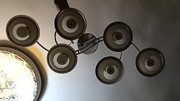 suse balon: Çılçıraq, 6 lampa, Şüşə — 4