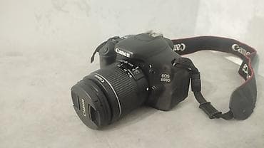 Canon EOS 600D, 18-55mm linza, adapter, qapaq fotoqrafiyaya yeni — 2
