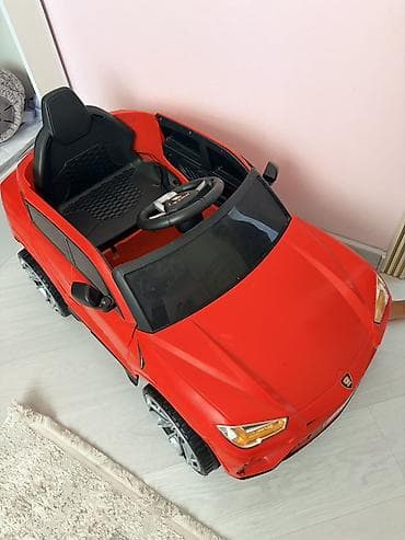 Uşaq üçün elektrikli miniatür maşın – qırmızı rəngdə sport/SUV — 1