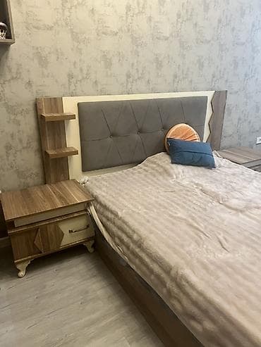 Ev üçün mebel: Yataq otağı mebel dəsti Yaxşı vəziyyətdə yataq otağı mebeli satılır — 2