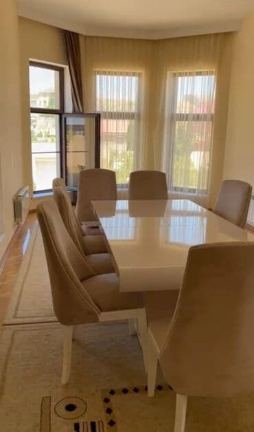 дом в баку купить: Баку, Новханы, 360 м², 6 комнат, С бассейном, Комби, Водопровод, Телефон — 27