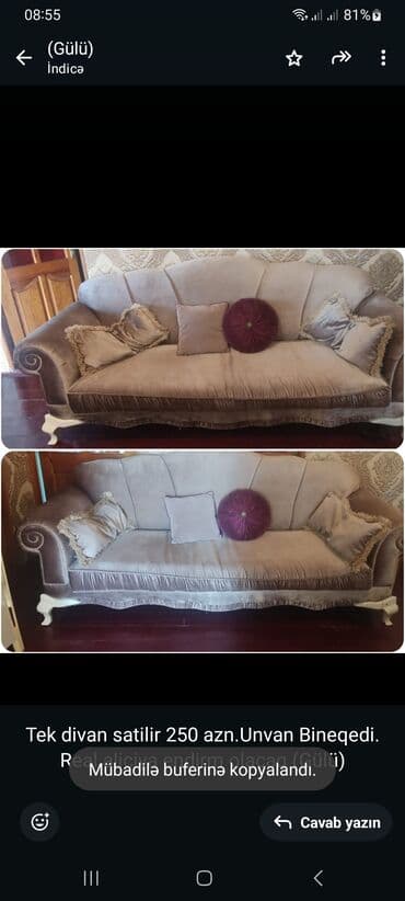 gullerin satisi: Divan, Açılmayan, Bazasız — 1