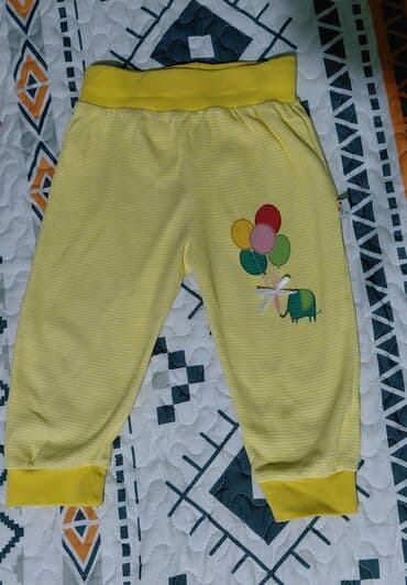 детские футболки в горошек: Gündəlik şalvar, Uniseks, 6 - 9 ay — 1