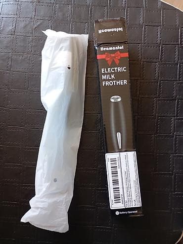 mıkser: Heamantol Electric Milk Frother – batareya ilə işləyən südlü köpük — 4