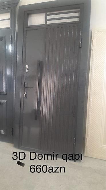 seyfi qapi: 3D Dəmir qapı – 660 AZN - Material: möhkəm dəmir konstruksiya - Rəng — 1