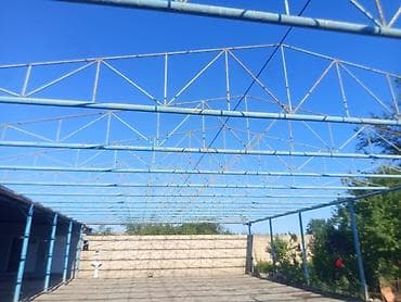 Metal fermalar: Naves üçün metal karkas konstruksiyası - Ölçü: Hər bir ferma 11 metr — 5
