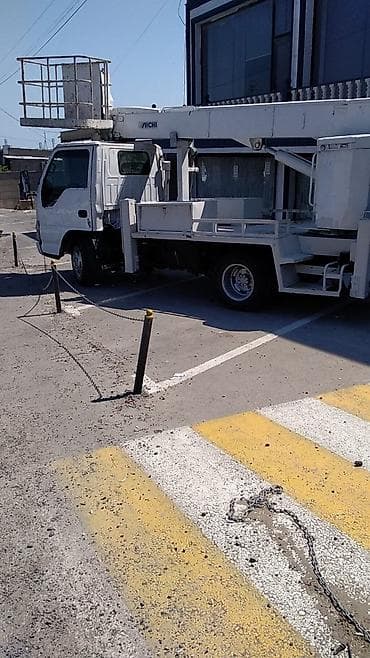 texnikalar: İş üçün səbətli avtokran (səbət tipli qaldırıcı) – ISUZU şassisi — 4