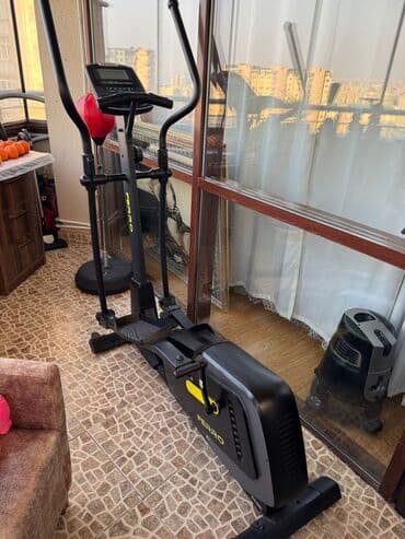 işlənmiş qacış aparatı: Elliptik trenajor – FERRO brendi - Tam bədən məşqi üçün uyğun: ayaq — 1