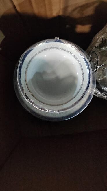 versace servis: Boşqablar, rəng - Mavi, Farfor — 8