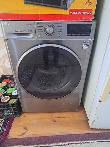 Tikinti və təmir: LG paltaryuyan maşın – Inverter Direct Drive 7 kq, buxarlı yuma — 1