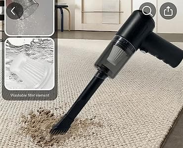 Simsiz/USB Type‑C ilə şarj olunan portativ mini tozsoran lalafo.az -da Simsiz/USB Type‑C ilə şarj olunan portativ mini tozsoran