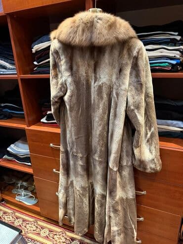 Аксессуары: Шуба, L, цвет - Коричневый — 2