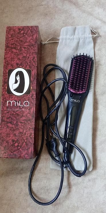 iphone xs max qara: Mila Hair Brush Classic – 230 dərəcəli elektrikli saç düzləşdirən — 1