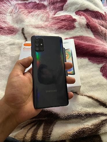 samsung galaxy not 10 plus: Samsung Galaxy A71 5G, 128 GB, rəng - Qara, Barmaq izi, Face ID — 5