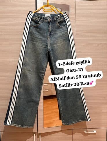 cins pencekler instagram: Джинсы, цвет - Синий — 1