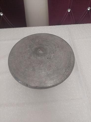 qedim samovar: İşlənmiş, Aş qazanı, rəng - Gümüşü, 28 sm, SSRİ — 4