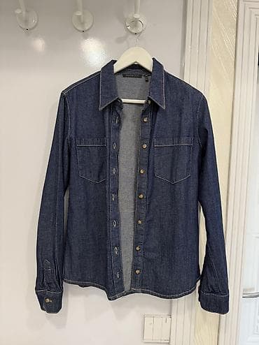 usta geyimi: Charuel cins köynək - Material: klassik indigo denim (cins parça) — 1