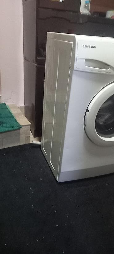 Няни, сиделки: Samsung paltaryuyan maşın - Ön yükləməli, klassik ağ korpus - — 5