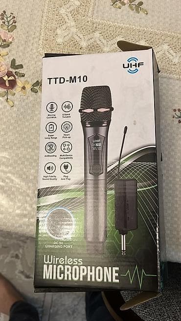 bluetooth mikrofon: TTD-M10 UHF Simsiz Mikrofon alandan hec demey olar istifade olunmayib — 1