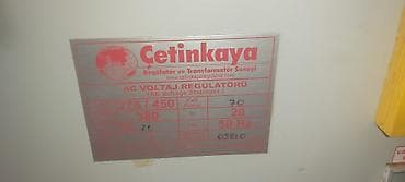 stablizatir: İşlənmiş, Sənaye üçün, 3 faza, Gərginliy stabilizatoru, Digər gərginlik — 1