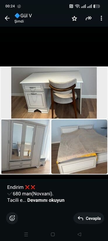 Endirim ❌❌ ✔️680 man(Novxani). Təcili evden çıxmalıdır‼️. 2 catpayili