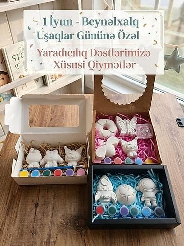 чемодан творчества: Uşaqlar üçün Yaradıcılıq Boyama Dəsti 1 İyun – Beynəlxalq Uşaqlar — 1