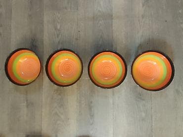 yemek servizi: Nahar dəsti, rəng - Narıncı, Keramika — 5