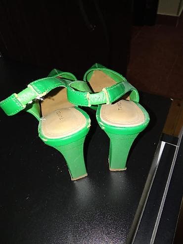 tufliler 2020: Yaşıl rəngli qadın ayaqqabısı – Tamido Collection - Model: slingback — 1