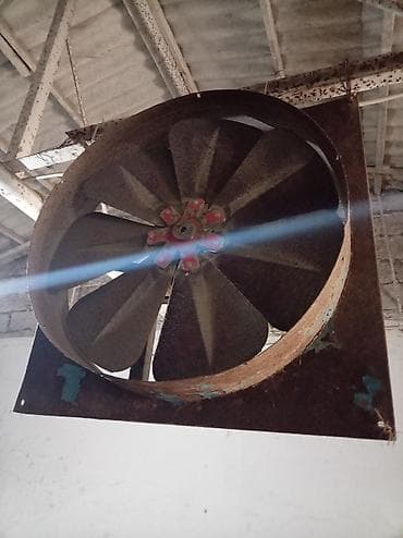 Ventilyatorlar: Sənaye tipli divar ventilyatorları (2 ədəd) Biri tez biri kohnr — 4