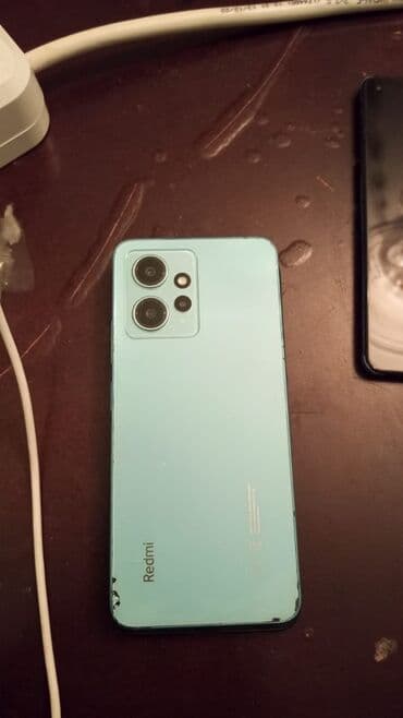 telfonu islenmis: Redmi Note 12, 256 GB, rəng - Mavi, Barmaq izi — 1