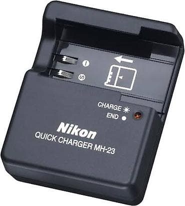 korpuslar: Nikon MH-23 sürətli şarj cihazı - Uyğunluq: Nikon EN-EL9/EN-EL9a — 1