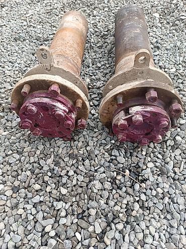 tekerler 13: Satılır: qoşqu/yarımqoşqu üçün 2 ədəd təkər göbəyi ilə komplekt ox — 3