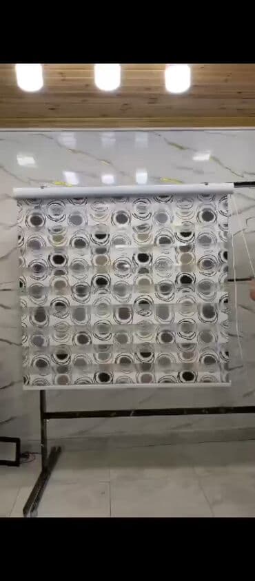 Pərdə və tüllər: Fərqli naxışlarda təqdim olunan zebra pərdələr evinizə və ya ofisinizə — 20