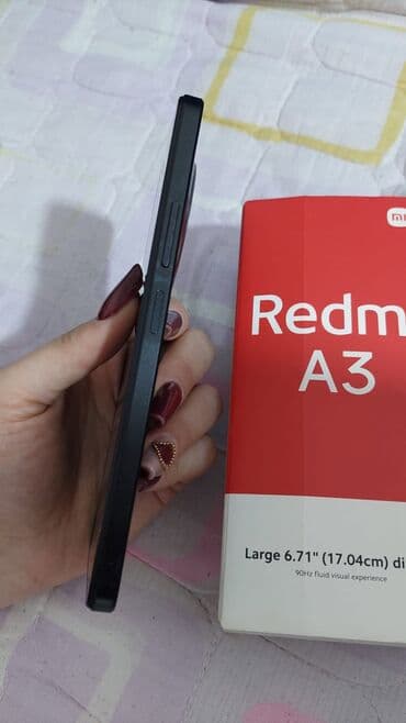 География: Xiaomi Redmi A3 – qutu və aksesuarları ilə,128 GB-dır,Sınığı,cızığı — 4