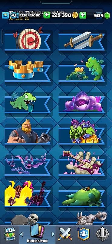mini pirinter: Clash Royale hesabı – yüksək kupa və zəngin kolleksiya - Kral — 8