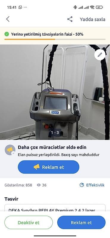 Epilyasiya üçün, Zəmanətlə