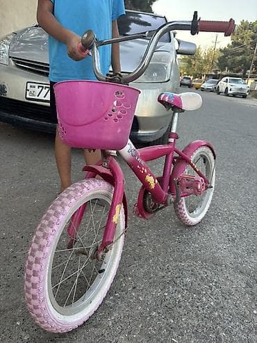 Uşaq velosipedi – 14 düym təkərlər - Rəng: çəhrayı - Ön tərəfdə səbət lalafo.az -da Uşaq velosipedi – 14 düym təkərlər - Rəng: çəhrayı - Ön tərəfdə səbət