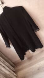 qadınlar üçün süni dublyonkalar: Palto, rəng - Qara — 3