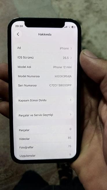 iphone 30: IPhone 12 mini, 64 GB, Göy — 4