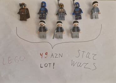 lego satışı: LEGO Star Wars mini fiqurları — ORİJİNAL! Cəmi 9 fiqurdan ibarət dəst — 1