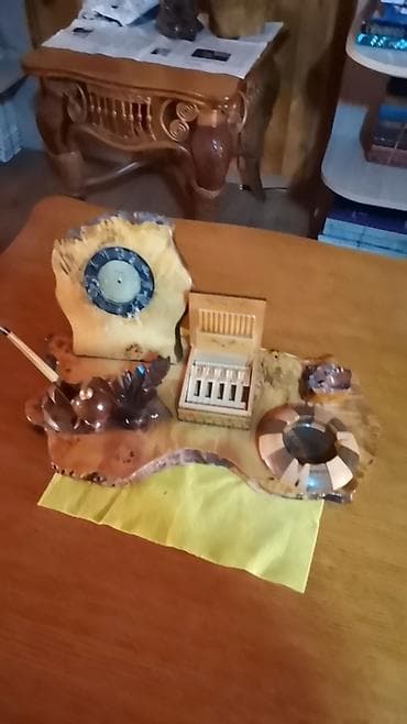 akustik gitara simi: Stol ustü nabor suvenir taxta əl işi Nastolnıy nabor derevo rucnaya — 1