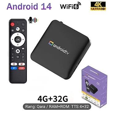 dvd player qiymetleri: Yeni Smart TV boks TV box 2 GB / 16 GB, Android, Ünvandan götürmə — 1