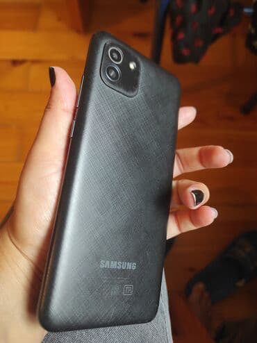 Samsung Galaxy A03, 32 GB, rəng - Qara, İki sim kartlı, Barmaq izi lalafo.az -da Samsung Galaxy A03, 32 GB, rəng - Qara, İki sim kartlı, Barmaq izi