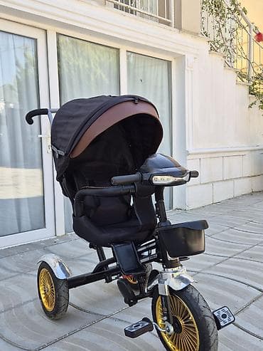 velo skuter: Uşaq üçün 3 təkərli velosiped-araba - Rahat oturacaq: yumşaq — 8