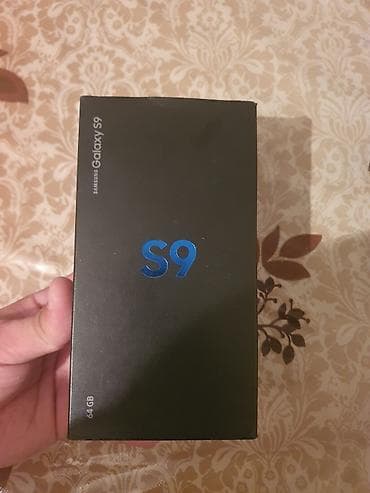Elektronika: Samsung Galaxy S9, 64 GB, rəng - Qara, Barmaq izi — 1