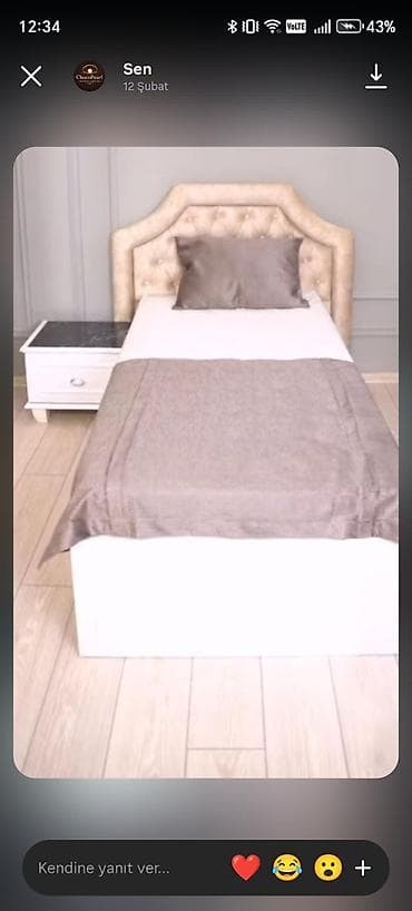 taxta şkaf: Təknəfərlik çarpayı, Dolab — 1