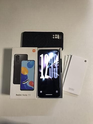 iphon 12: Redmi Note 11, 128 GB, rəng - Göy, Düyməli, Barmaq izi, İki sim kartlı — 2