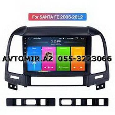 masin ucun kamera: Hyundai Santafe 2008 android monitor DVD-monitor ve android monitor — 1